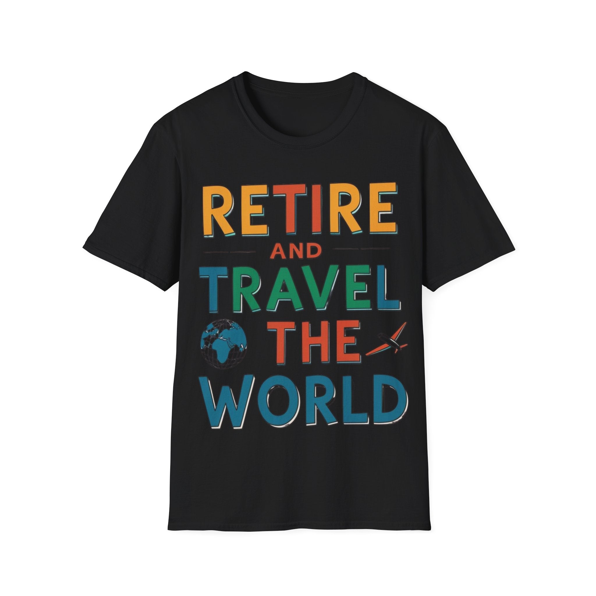 Retire & Travel the World Graphic T-Shirt
