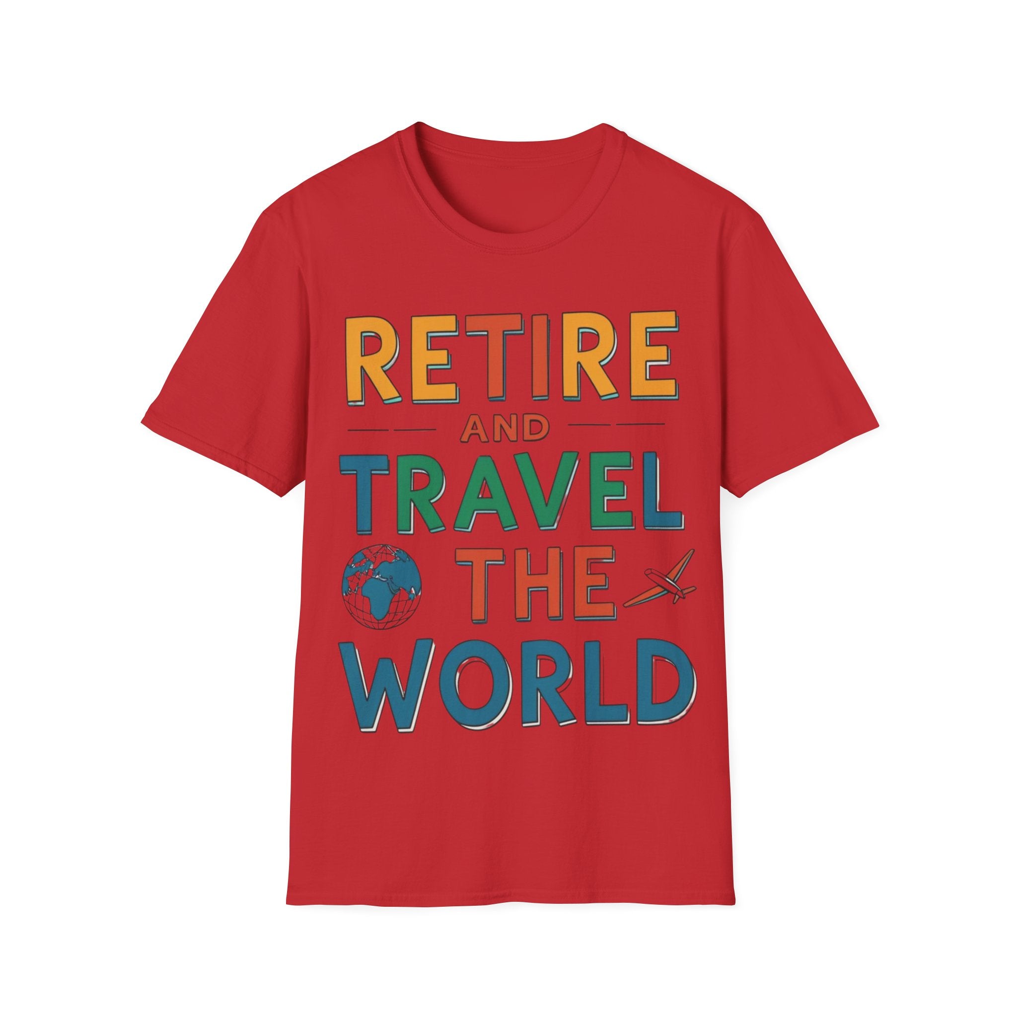 Retire & Travel the World Graphic T-Shirt