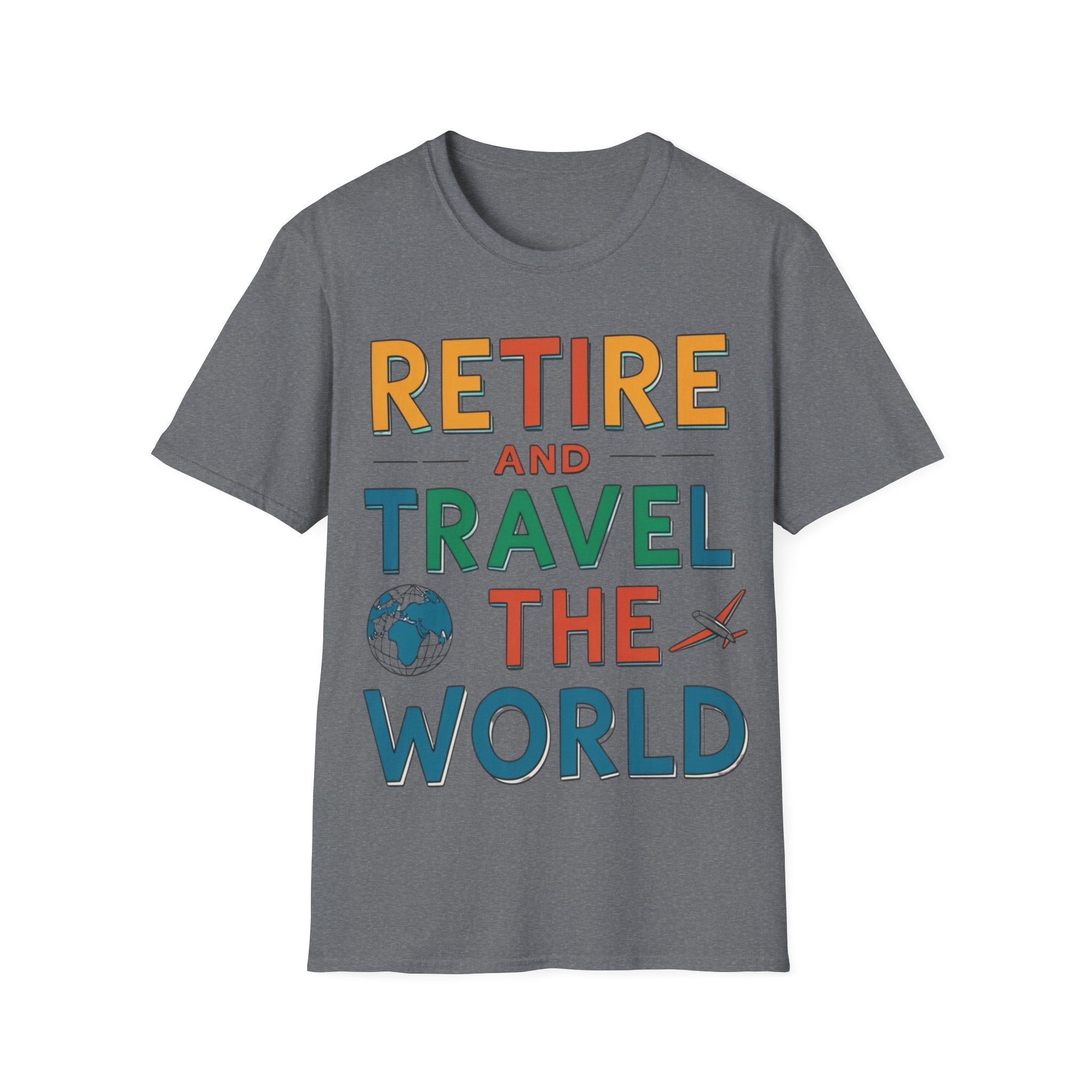 Retire & Travel the World Graphic T-Shirt