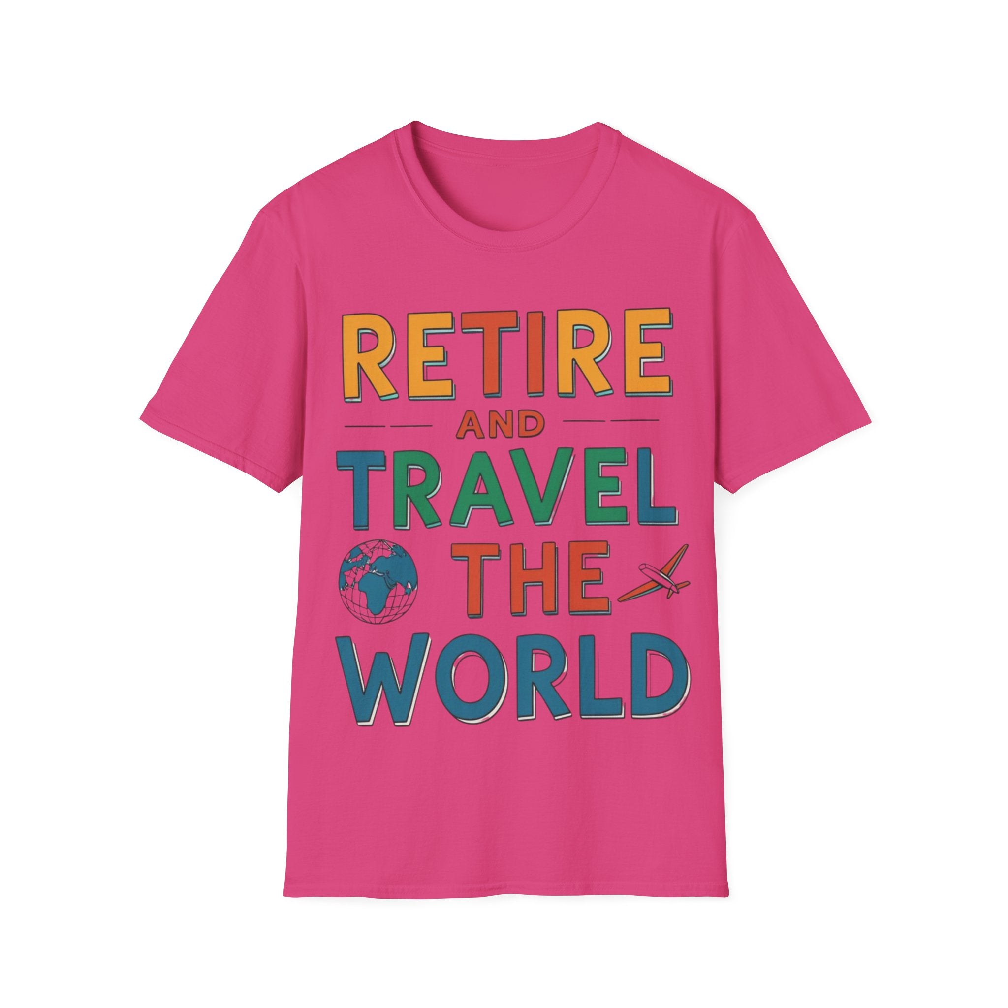 Retire & Travel the World Graphic T-Shirt
