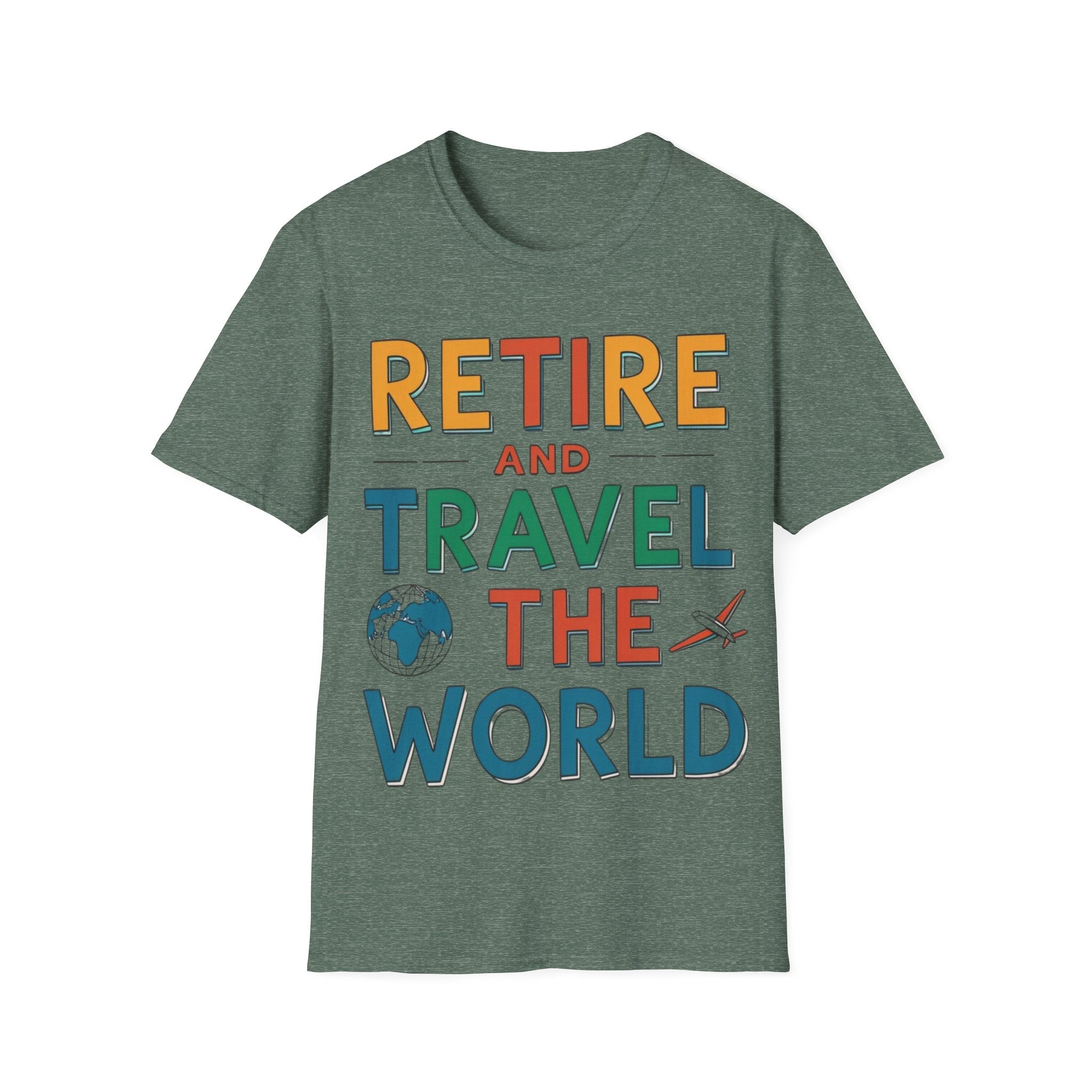 Retire & Travel the World Graphic T-Shirt