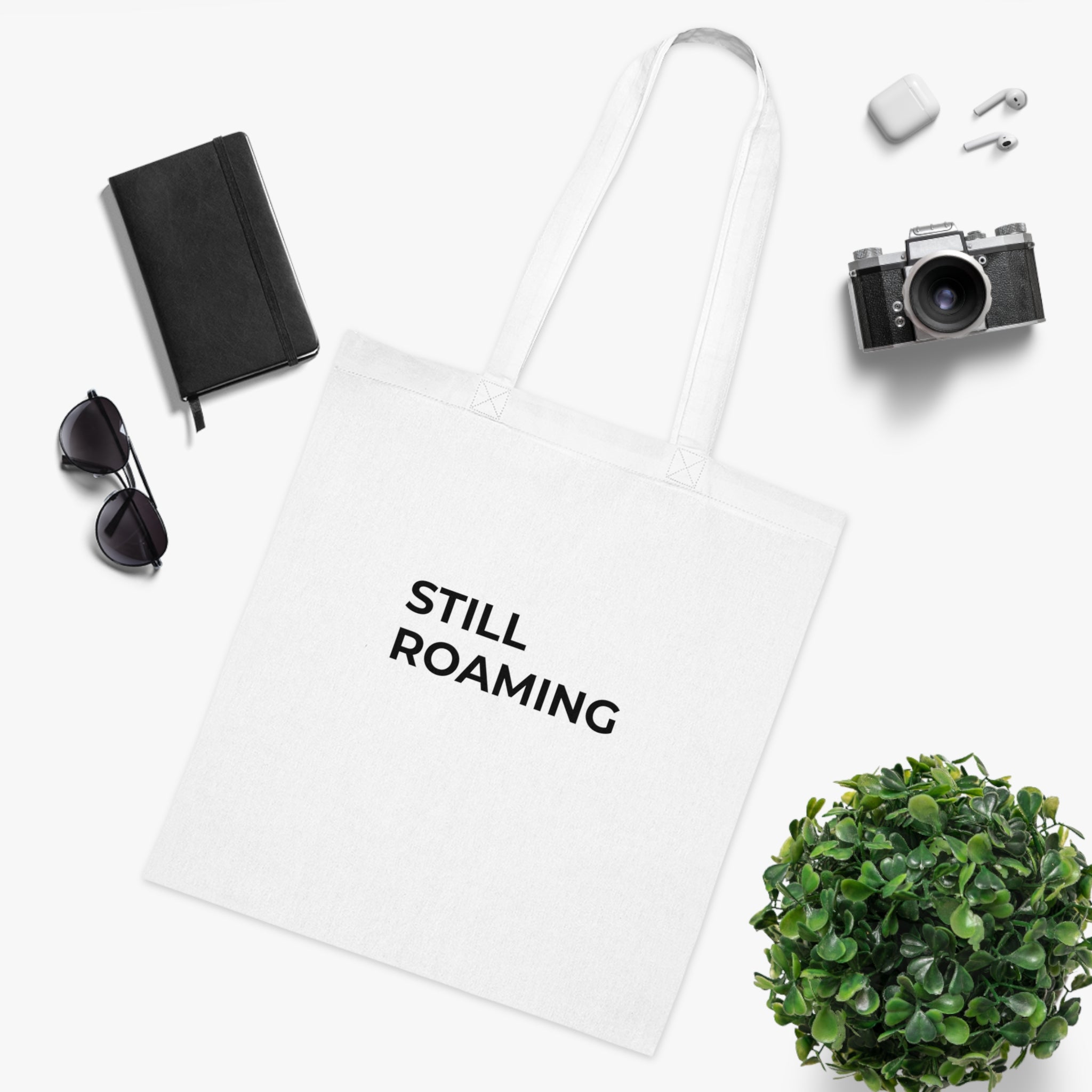 Still Roaming Tote Bag – Travel Canvas Tote for Adventurers