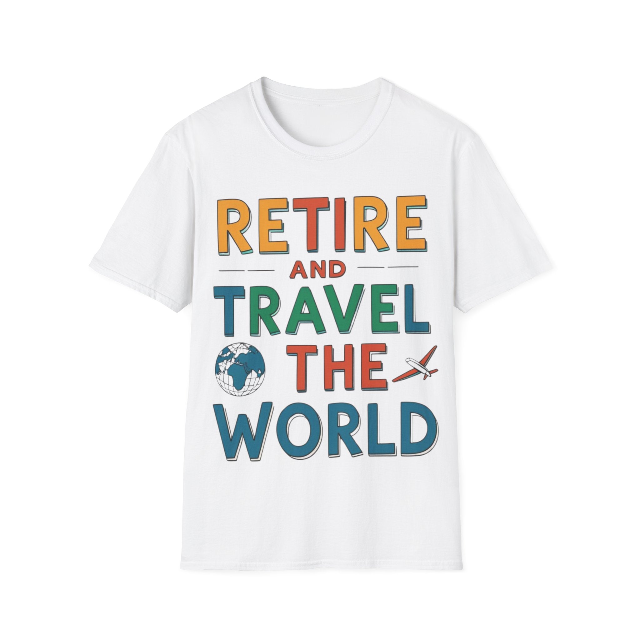Retire & Travel the World Graphic T-Shirt