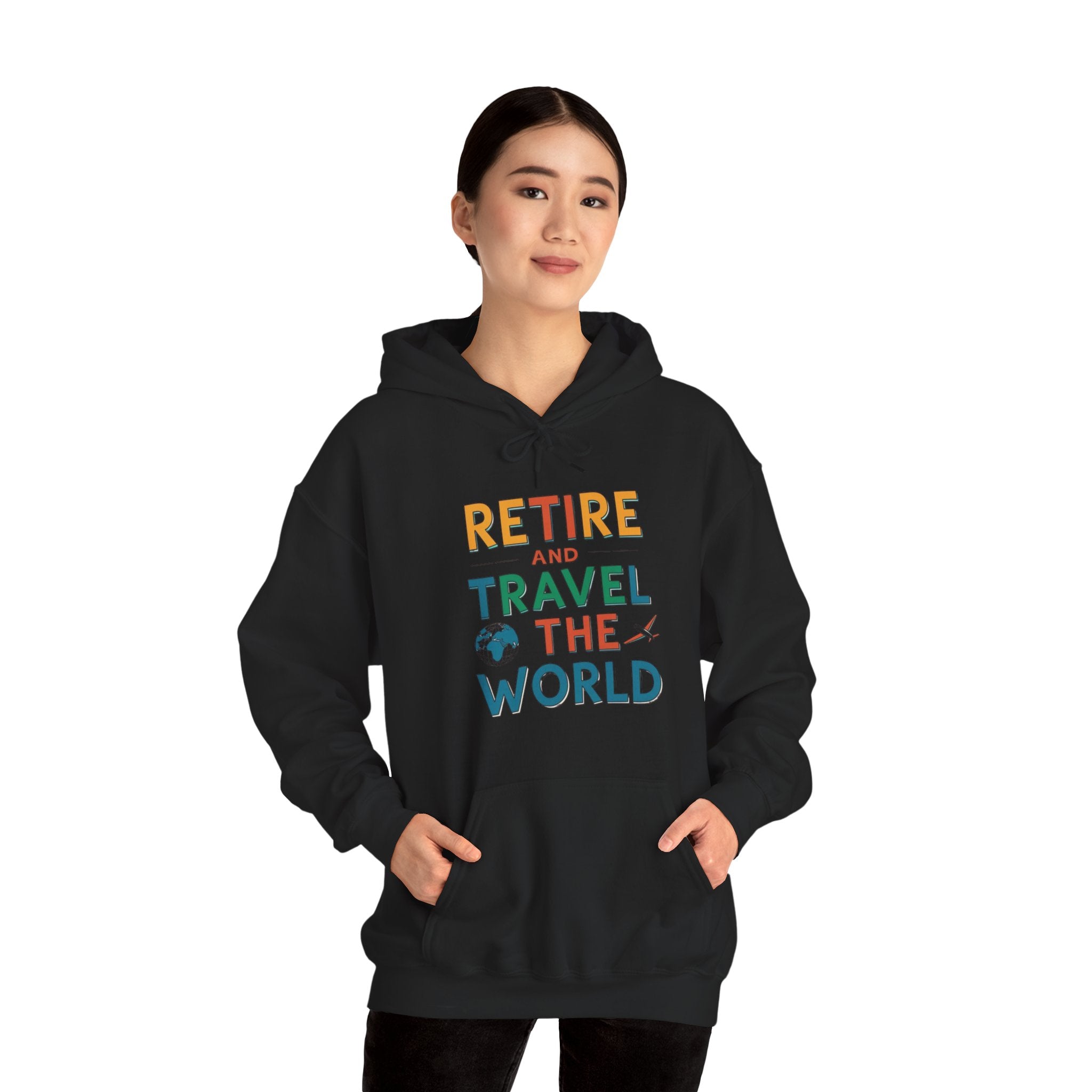 Retire & Travel the World Unisex Hoodie