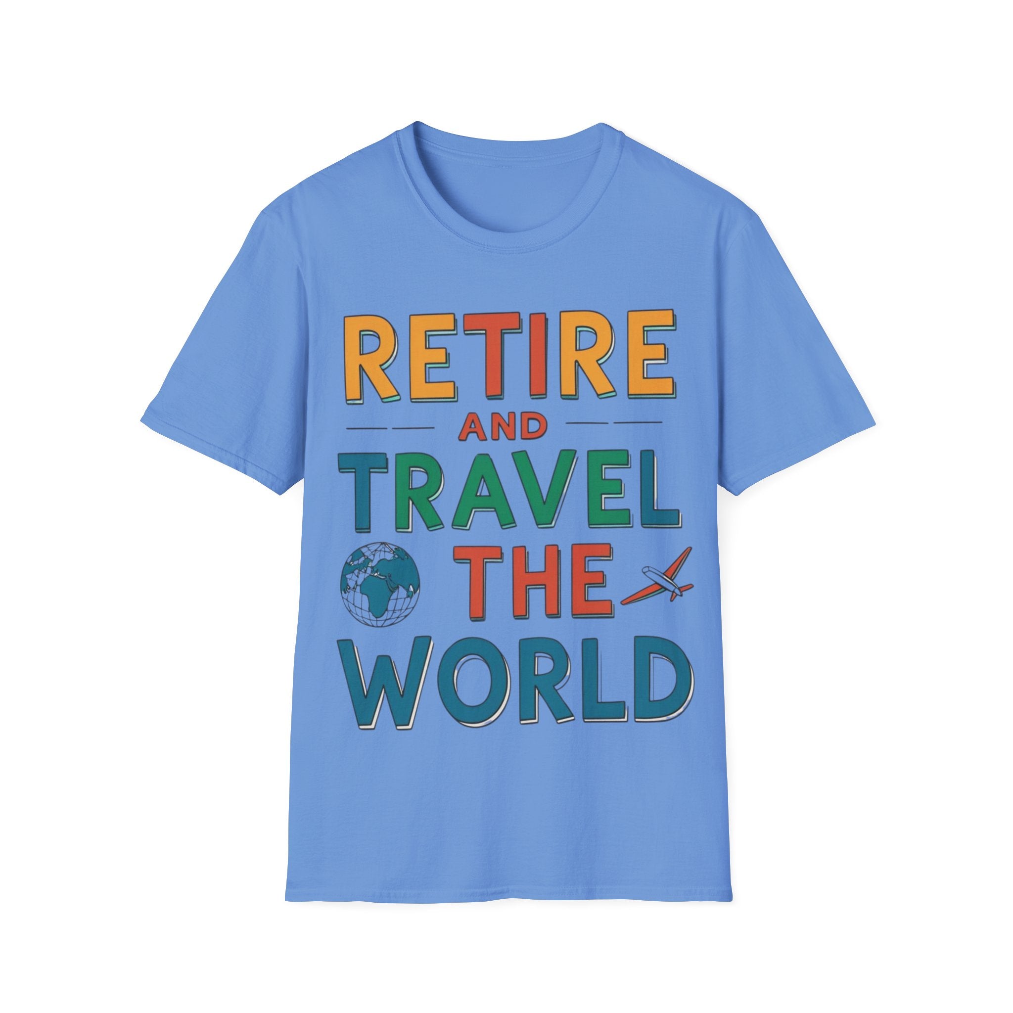 Retire & Travel the World Graphic T-Shirt