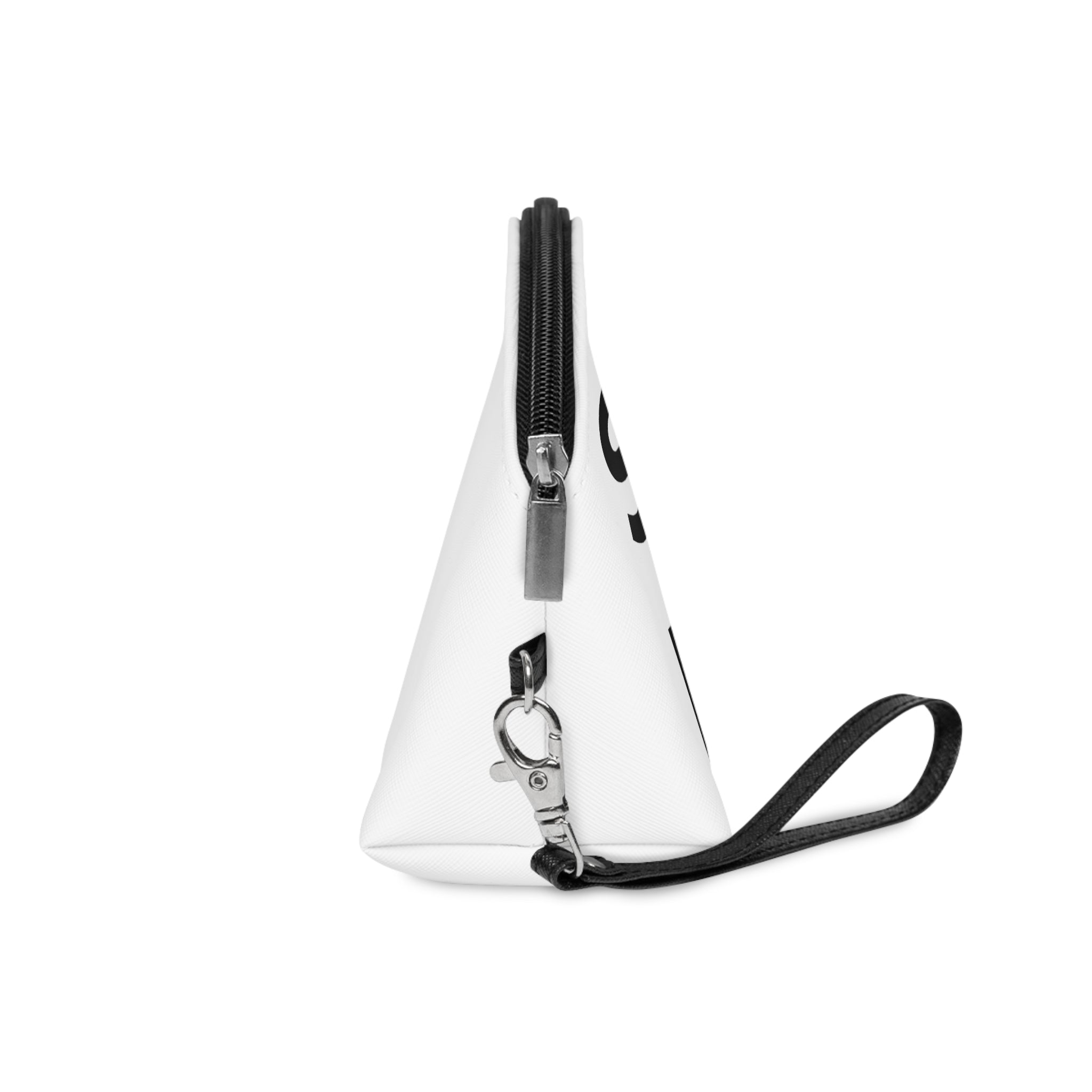 Lightweight travel makeup bag packed inside carry on luggage
